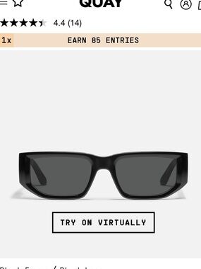 Quay Australia Black GOOD TIME Sunglasses